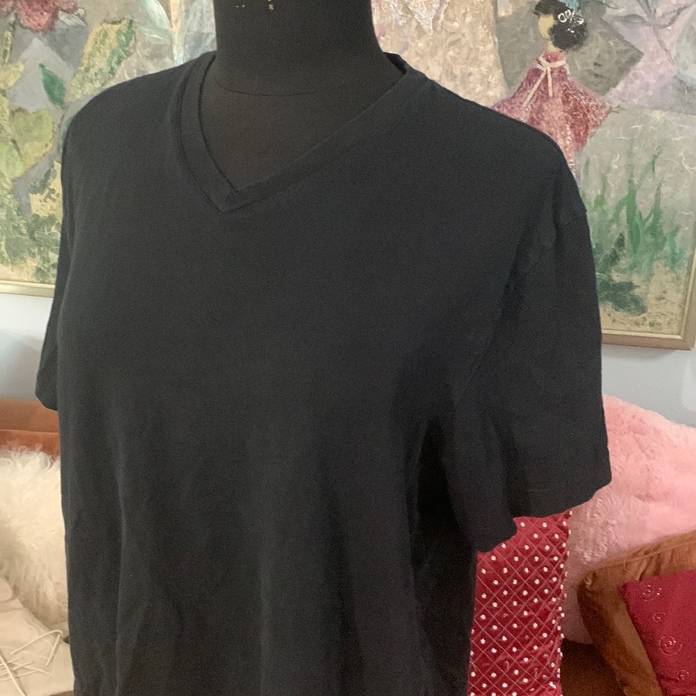 Banana Republic Black V Neck Tee